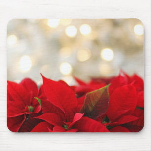 Christmas Poinsettia Mousepad