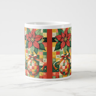 CHRISTMAS POINSETTIA UND ORNATION Jumbo-Tasse