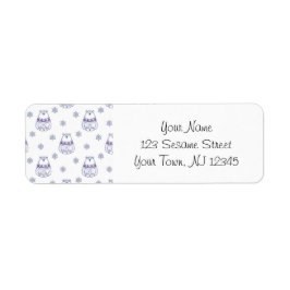 Christmas Polar Bear Address Labels 