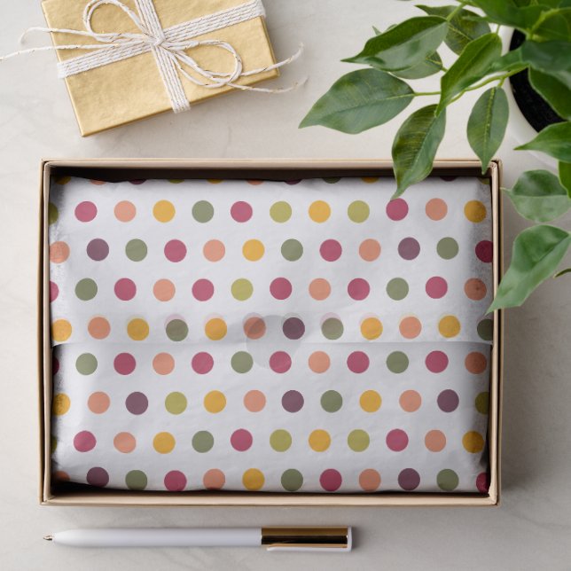 Christmas Polka dot - Seidenpapier (Geschenk)