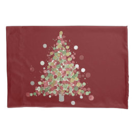 Christmas Polka Dot Tree Holiday Kissenbezug
