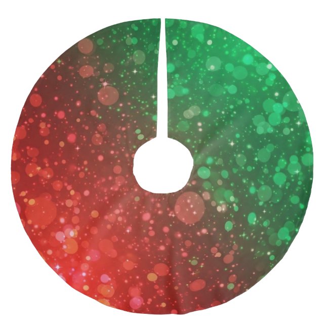 Christmas Polyester Weihnachtsbaumdecke (Vorderseite)