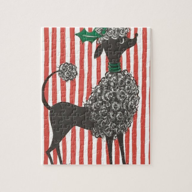 Christmas Poodle (Vertikal)