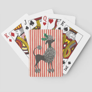 Christmas Poodle Spielkarten