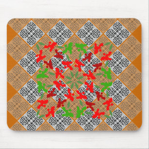 Christmas Poodles Mousepad