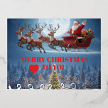 Christmas Postcard Folien Feiertagspostkarte<br><div class="desc">postcard</div>