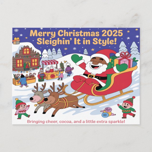 CHRISTMAS Postkarte (Vorderseite)