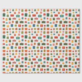 Christmas Presents And Colourful Gifts Packaging Geschenkpapier