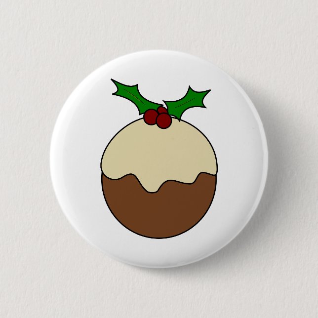 Christmas pudding button (Vorderseite)