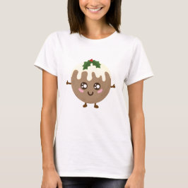 Christmas Pudding Kawaii T-Shirt