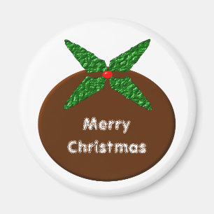 Christmas Pudding Magnet