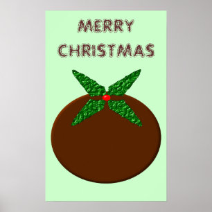 Christmas Pudding Poster