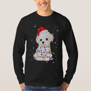 CHRISTMAS PUPPY IN CHRISTMAS LIGHTS ANGELEGT T-Shirt