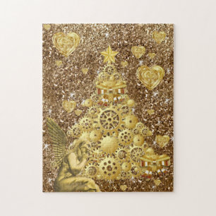 Christmas Puzzle Golf Engel