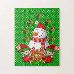 Christmas Puzzle Snowman Elf<br><div class="desc">Weihnachtspuzzles für jeden Pinguin,  Schneemann,  Claus Claus,  Rentier,  Elfen,  Lebkuchen,  Eisbären,  Teddybären und vieles mehr!</div>
