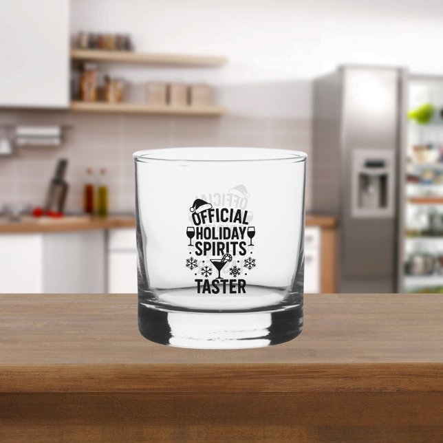 Christmas quote funny party spirits taster black whiskyglas (Von Creator hochgeladen)