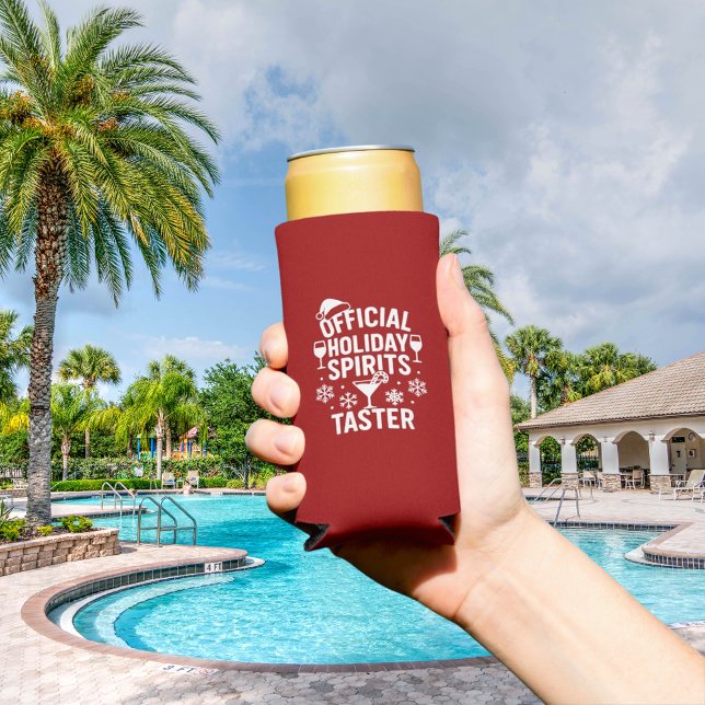 Christmas quote funny party spirits taster red selters dosenkühler (Von Creator hochgeladen)