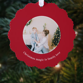 Christmas Quote Home is Where The Heart Is Ornamen Ornament Karte