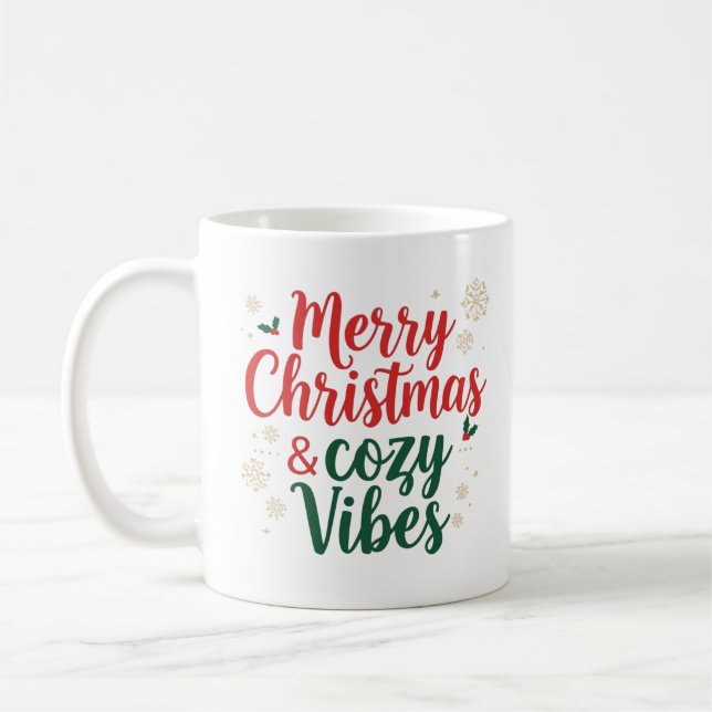 Christmas Quote Mug , Holiday Gift Mug (Gauche)