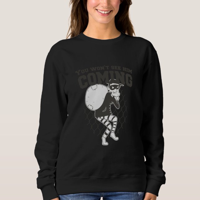 Christmas Quotes Presents Santa Jail Sweatshirt (Vorderseite)
