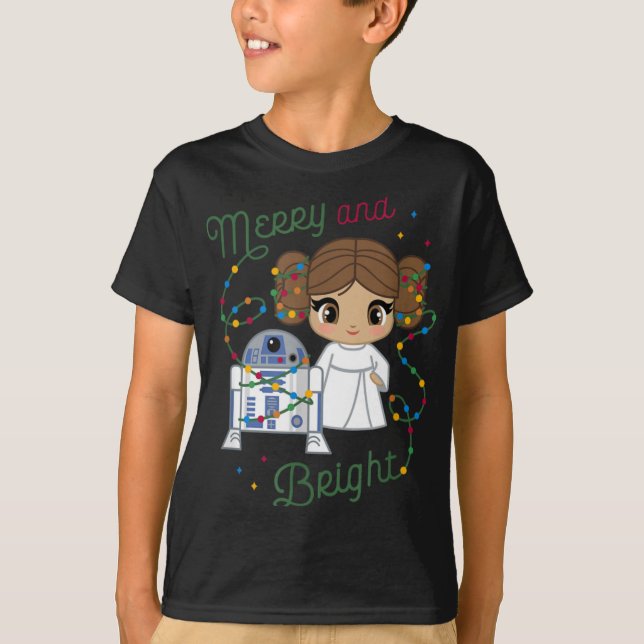 Christmas R2 D2 Merry And T Shirt  (Vorderseite)