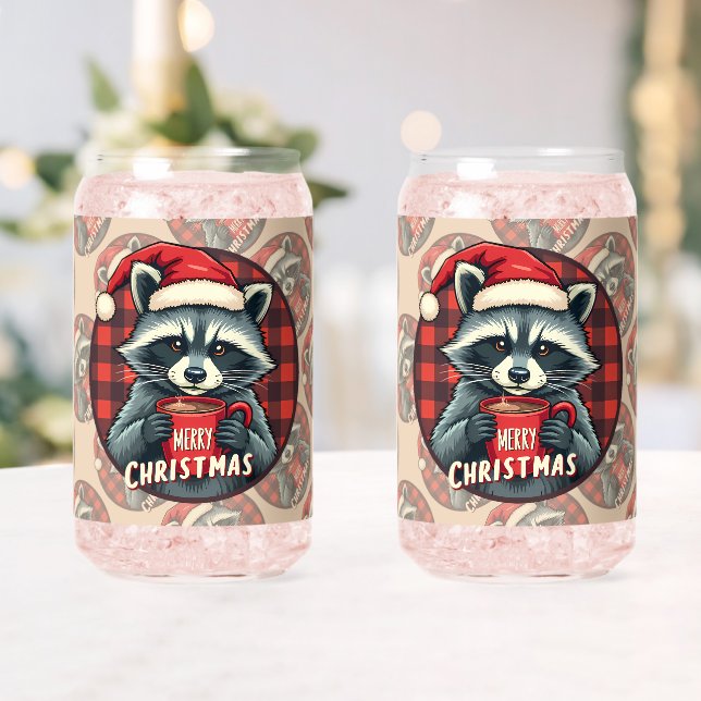 Christmas Raccoon Cocoa Cheer Dosenglas (Insitu (Hochzeit))