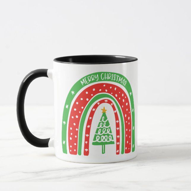 CHRISTMAS RAINBOW-Baum Tasse (Links)