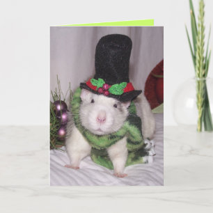 Christmas Rattie Feiertagskarte