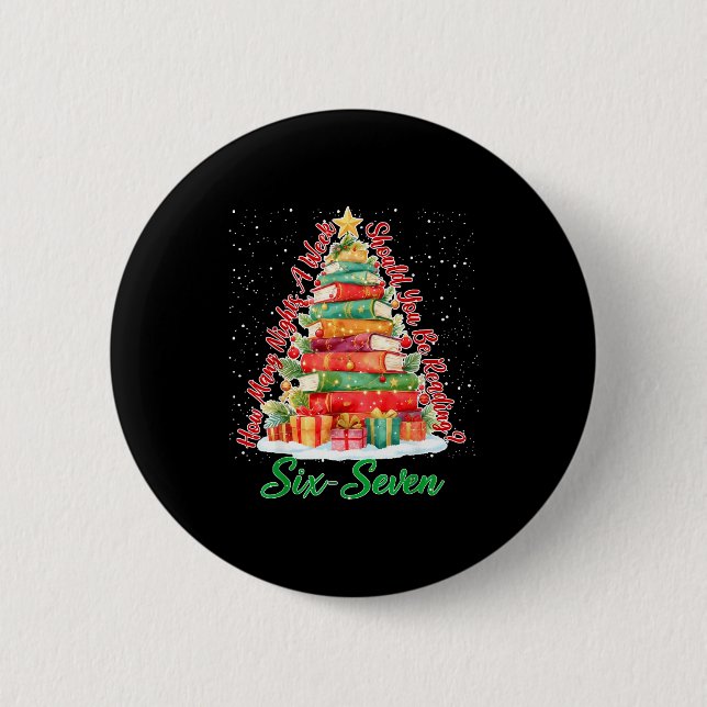 Christmas Reading 67 Six Seven Meme Teacher Book L Button (Vorderseite)