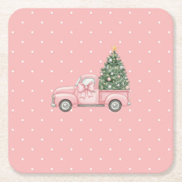 Christmas Rechteckiger Pappuntersetzer