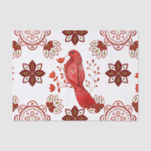 Christmas Red Bird Nordic