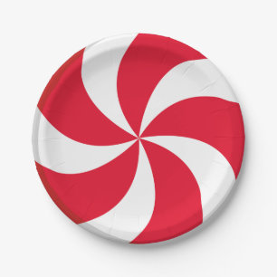 CHRISTMAS RED CANDY PAPPTELLER