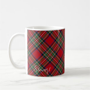 Christmas Red Green Kariert Custom Stewart Tartan Kaffeetasse