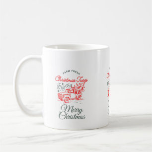 Christmas Red Truck von Sommer Hamilton Coffee Tas Kaffeetasse