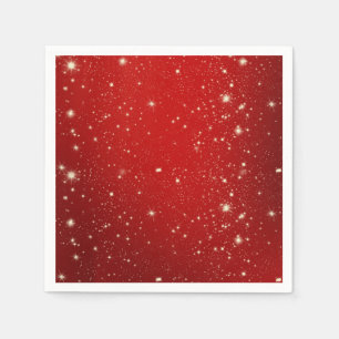 Christmas Red Twinkle Serviette