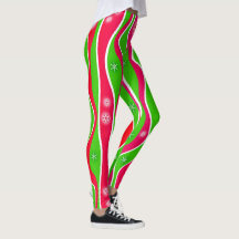 CHRISTMAS RED, WHITE & GREEN STRIPES