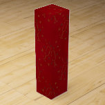 CHRISTMAS RED with GOLD CHAMPAGNE GLASSEN Weinbox<br><div class="desc">CHRISTMAS RED with GOLD CHAMPAGNE GLASSEN</div>