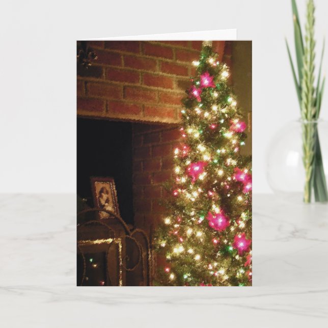 Christmas Reflections Feiertagskarte (Vorderseite)