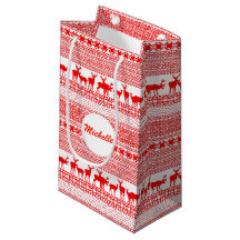 CHRISTMAS REIN DEER LAPLAND PATTERS Geschenktasche