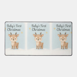 christmas reindeer cute gentle holiday  schreibtischunterlage