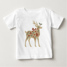 Christmas Reindeer Floral Art