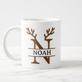 Christmas Reindeer holiday Mug, Custom winter Jumbo-Tasse