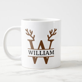 Christmas Reindeer holiday Mug, Custom winter Jumbo-Tasse