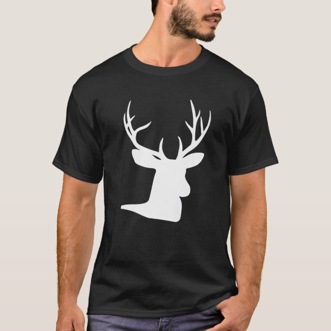 Christmas Reindeer Hunter Deer Meat Hunting Reinde T-Shirt (Vorderseite)