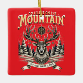 Christmas Reindeer Keramikornament