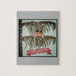 Christmas , Retro , Bullfinches