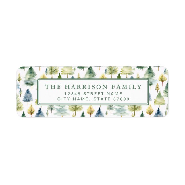 Christmas Return Address Labels (Vorne)