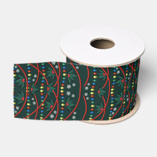 Christmas Ribbon Personalisiert Weihnachtsband Ripsband