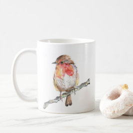 Christmas Robin Art Tasse