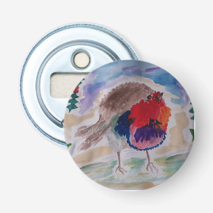 Christmas Robin Bottle Opener Flaschenöffner